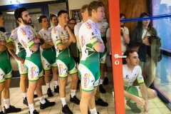 PRESENTATION DE L\'EQUIPE CYCLISTE DE DN1 SOJASUN ESPOIR ACNC. NOYAL-CHATILLON SUR SEICHE, FRANCE, LE 18 JANVIER 2019.