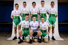 PRESENTATION DE L'EQUIPE CYCLISTE DE DN1 SOJASUN ESPOIR ACNC. NOYAL-CHATILLON SUR SEICHE, FRANCE, LE 18 JANVIER 2019.