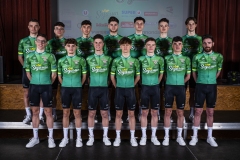 PRESENTATION DE L'EQUIPE CYCLISTE DE DN1 SOJASUN ESPOIR ACNC. NOYAL CHATILLON SUR SEICHE, FRANCE, LE 10 FEVRIER 2023. PHOTO: BERNARD LE BARS