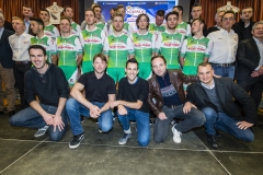 PRESENTATION DE L'EQUIPE DE DN1 SOJASUN ESPOIR ACNC, SAISON 2018. NOYAL-CHATILLON SUR SEICHE, FRANCE, LE 19 JANVIER 2018. PHOTO: BERNARD LE BARS