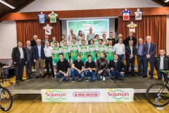 PRESENTATION DE L'EQUIPE DE DN1 SOJASUN ESPOIR ACNC, SAISON 2018. NOYAL-CHATILLON SUR SEICHE, FRANCE, LE 19 JANVIER 2018. PHOTO: BERNARD LE BARS