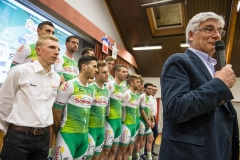 PRESENTATION DE L'EQUIPE DE DN1 SOJASUN ESPOIR ACNC, SAISON 2018. NOYAL-CHATILLON SUR SEICHE, FRANCE, LE 19 JANVIER 2018. PHOTO: BERNARD LE BARS