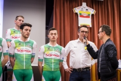 PRESENTATION DE L'EQUIPE DE DN1 SOJASUN ESPOIR ACNC, SAISON 2018. NOYAL-CHATILLON SUR SEICHE, FRANCE, LE 19 JANVIER 2018. PHOTO: BERNARD LE BARS