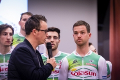 PRESENTATION DE L'EQUIPE DE DN1 SOJASUN ESPOIR ACNC, SAISON 2018. NOYAL-CHATILLON SUR SEICHE, FRANCE, LE 19 JANVIER 2018. PHOTO: BERNARD LE BARS