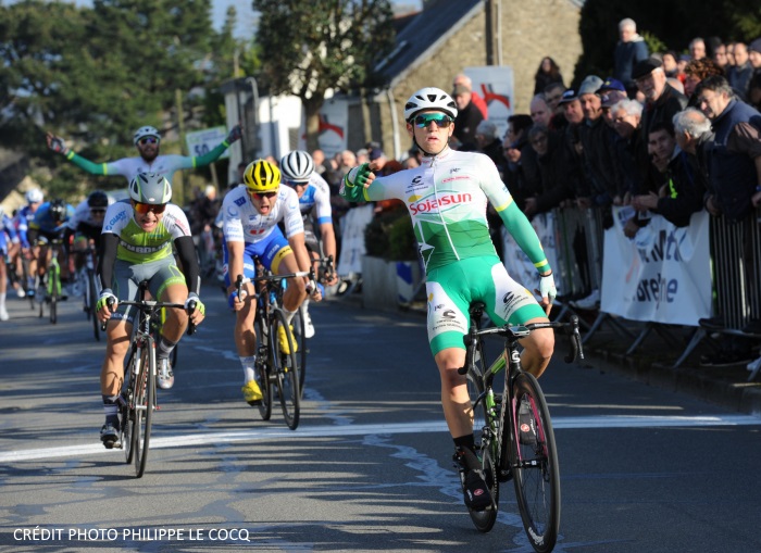 Jason TESSON Vainqueur sur la flêche de Locminé